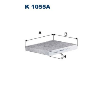 Филтър купе (поленов филтър) FILTRON K 1055A за OPEL ZAFIRA B (A05) от 2005 до 2015