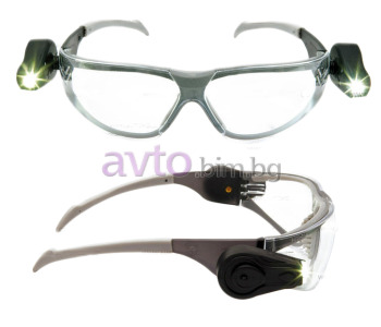 Защитни очила класичeски 3M LED Light Vision - прозрачни