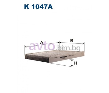 Филтър купе (поленов филтър) FILTRON K 1047A за SKODA OCTAVIA I (1U2) от 1996 до 2010