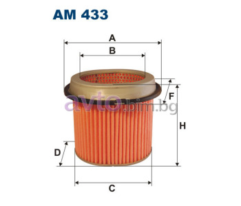 Въздушен филтър FILTRON AM 433 за MITSUBISHI SANTAMO от 1999 до 2004