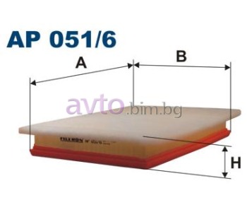 Въздушен филтър FILTRON AP 051/6 за OPEL ASTRA H GTC (L08) от 2005 до 2010