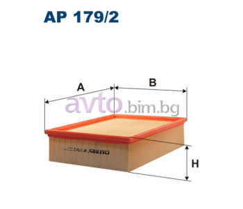 Въздушен филтър FILTRON AP 179/2 за AUDI A4 (8EC, B7) от 2004 до 2008