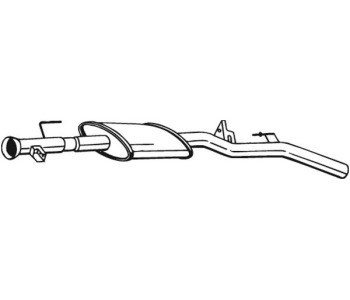 Средно гърне BOSAL 200-361 за RENAULT THALIA/SYMBOL I (LB0/1/2_) от 1998 до 2008
