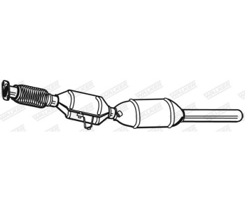 Филтър за сажди/твърди частици, изпускателна система WALKER 93196 за RENAULT KANGOO II / GRAND KANGOO (KW0/1_) пътнически от 2008