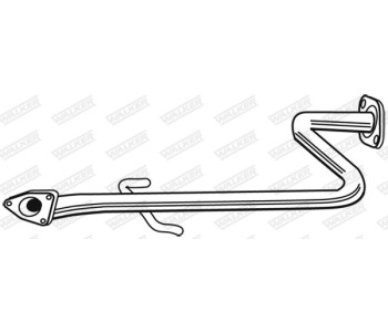 Изпускателна тръба WALKER 03140 за MG ZR от 2001 до 2004