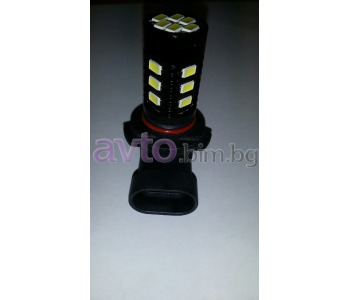 Диодна крушка HB3 9005 с 18 SMD диода - бяла