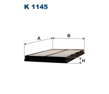 Филтър купе (поленов филтър) FILTRON K 1145 за ROVER 75 (RJ) комби от 2001 до 2006