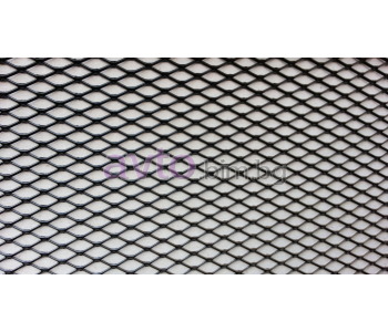 Тунинг мрежа - Черна алуминиева 110x20см ромб 11х5мм