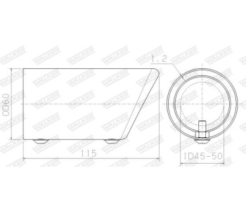 Накрайник за тръбата на аспуха WALKER 10681