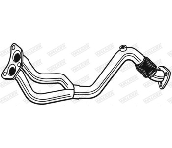 Изпускателна тръба WALKER 03473 за VOLKSWAGEN POLO (6V5) комби от 1997 до 2001