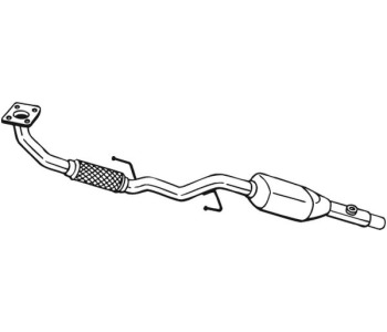 Катализатор BOSAL 099-807 за VOLKSWAGEN POLO (9A4) седан от 2002 до 2009