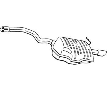 Крайно гърне BOSAL 220-453 за SKODA OCTAVIA II (1Z5) комби от 2004 до 2013