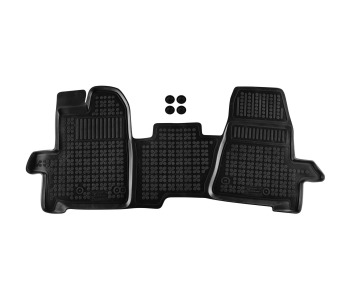 Гумени стелки предни комплект 3 броя черни за FORD TOURNEO CUSTOM пътнически от 2012