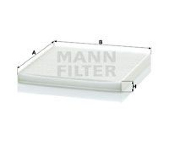 Филтър купе (поленов филтър) MANN-FILTER CU 2131 за TOYOTA PRIUS PLUS (_W4_) от 2011