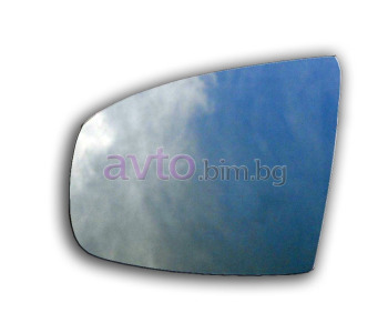 Стъкло за огледало ляво асферично с подгрев синьо електрохроматично за BMW X6 (E71, E72) от 2007 до 2014