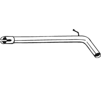 Изпускателна тръба BOSAL 751-421 за VOLKSWAGEN FOX (5Z1, 5Z3) от 2003 до 2014