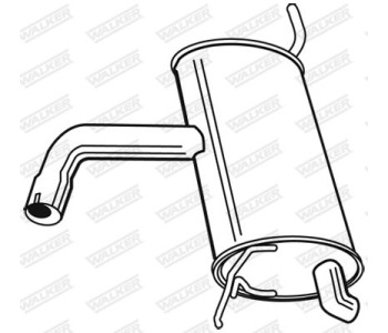 Крайно гърне WALKER 23005 за VOLKSWAGEN GOLF V Plus (5M1, 521) от 2005 до 2013