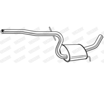 Крайно гърне WALKER 24126 за VOLKSWAGEN GOLF V Plus (5M1, 521) от 2005 до 2013