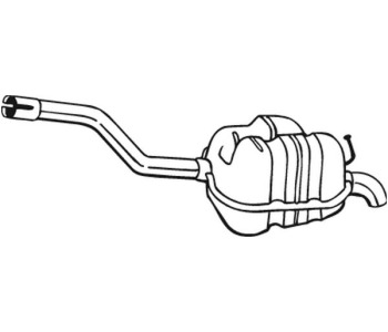 Крайно гърне BOSAL 233-161 за VOLKSWAGEN GOLF V (1K5) комби от 2007 до 2009