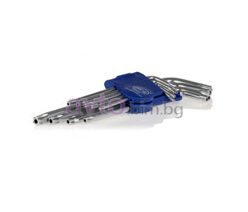 Комплект ключове звезда ( еврейска звезда ) TORX 9 броя - ALCA 446100