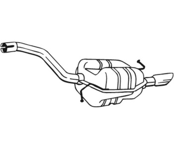 Крайно гърне BOSAL 233-159 за VOLKSWAGEN PASSAT B6 (3C5) комби от 2005 до 2011