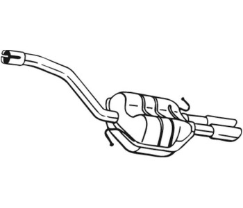 Крайно гърне BOSAL 233-155 за VOLKSWAGEN PASSAT B6 (3C5) комби от 2005 до 2011