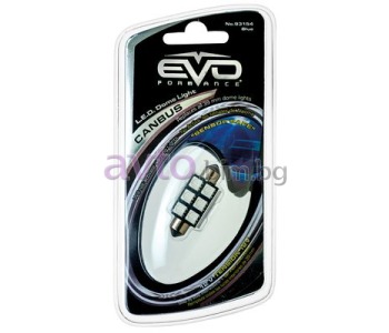 Evo Formance Диодна крушка за плафон с 6 SMD диода SV8.5 39mm - 1 брой