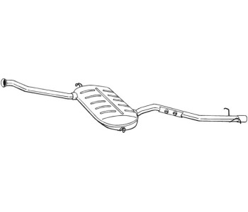 Средно гърне BOSAL 291-119 за VOLVO C70 I кабриолет от 1998 до 2005