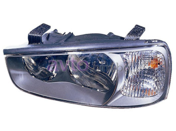 Фар ляв H1+H7 механичен -03 за HYUNDAI ELANTRA (XD) хечбек от 2000 до 2006