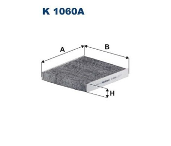 Филтър купе (поленов филтър) FILTRON K 1060A за NISSAN ALMERA TINO (V10) от 1998 до 2006