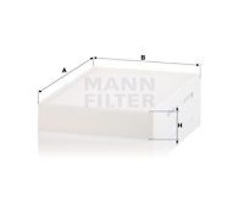 Филтър купе (поленов филтър) MANN-FILTER CU 28 016 за LAND ROVER DISCOVERY SPORT (L550) от 2014