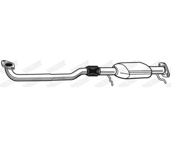 Катализатор WALKER 28243 за LAND ROVER FREELANDER I (L359) Soft Top от 1998 до 2006
