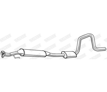 Средно гърне WALKER 22662 за LAND ROVER FREELANDER I (L314) от 1998 до 2006