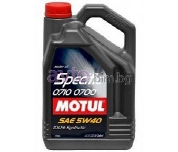 MOTUL SPECIFIC 0710 0700 5W40 5Л