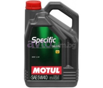 MOTUL SPECIFIC CNG/LPG 5W40 5Л