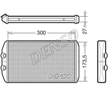 Резистор, електромотор-вентилатор охлаждане DENSO DRS09007 за ALFA ROMEO 159 Sportwagon (939) от 2006 до 2012