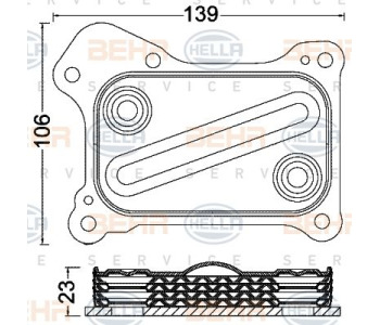 Водна помпа HELLA 8MP 376 800-521 за OPEL VECTRA C (Z02) седан от 2002 до 2009