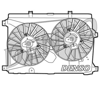 Вентилатор, охлаждане на двигателя DENSO DER07001 за CITROEN XANTIA (X1) от 1993 до 1998