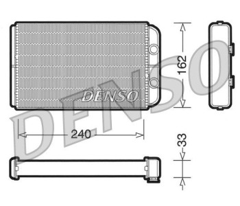 Резистор, електромотор-вентилатор охлаждане DENSO DRS09019 за ALFA ROMEO MITO (955) от 2008