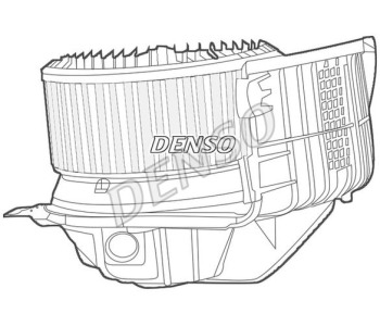 Вентилатор вътрешно пространство DENSO DEA32003 за SKODA OCTAVIA II (1Z3) от 2004 до 2013
