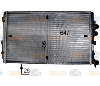 Интеркулер HELLA 8MK 376 912-234 за VOLKSWAGEN GOLF ALLTRACK (BA5) от 2014