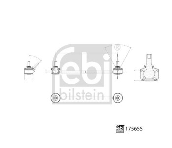 Маркуч на радиатора FEBI BILSTEIN 175805 за SEAT LEON ST (5F8) комби от 2013