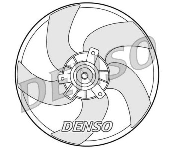 Вентилатор, охлаждане на двигателя DENSO DER32008 за AUDI A6 (4B2, C5) от 1997 до 2005