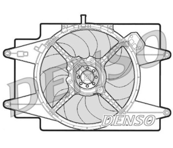 Вентилатор, охлаждане на двигателя DENSO DER02007 за AUDI A6 Avant (4F5, C6) от 2005 до 2011