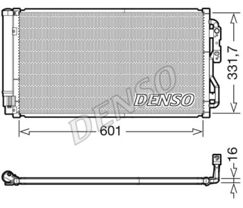 Кондензатор, климатизация DENSO DCN05033 за BMW 2 Ser (F22, F87) купе от 2013