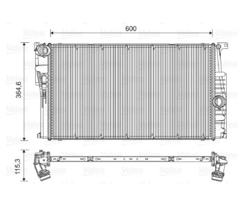 Радиатор, охлаждане на двигателя VALEO 735451 за BMW 3 Ser (F31) комби от 2011