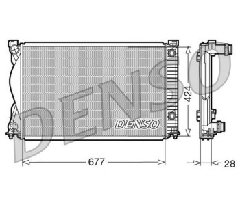 Радиатор, охлаждане на двигателя DENSO DRM05014 за BMW 1 Ser (F21) от 2011