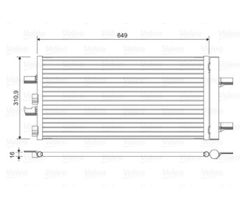 Кондензатор, климатизация VALEO 822615 за MINI COUNTRYMAN (F60) от 2016