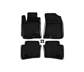 Гумени стелки комплект предни и задни (4 броя) - черни за HYUNDAI i20 (GB) купе от 2015
