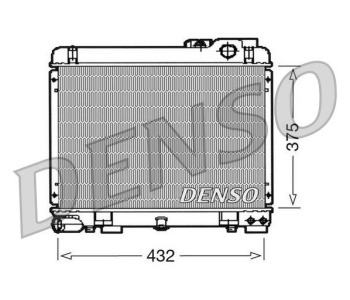 Радиатор, охлаждане на двигателя DENSO DRM05062 за BMW 5 Ser (E34) комби от 1991 до 1997